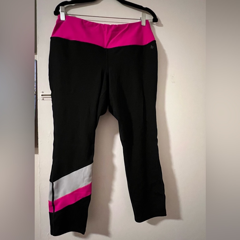 Torrid Active Black and Pink Capris
